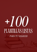 Más de 100 plantillas editables para tu negocio